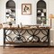 2-Tier Sofa Table 70.9 inches Console Hallway and Behind Couch
